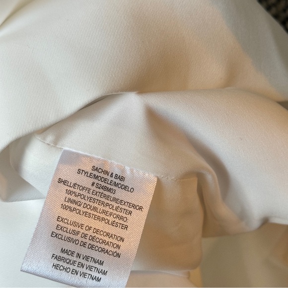 Sachin & Babi Square-Neck Sleeveless Bow Mini Dress - Picture 9 of 10